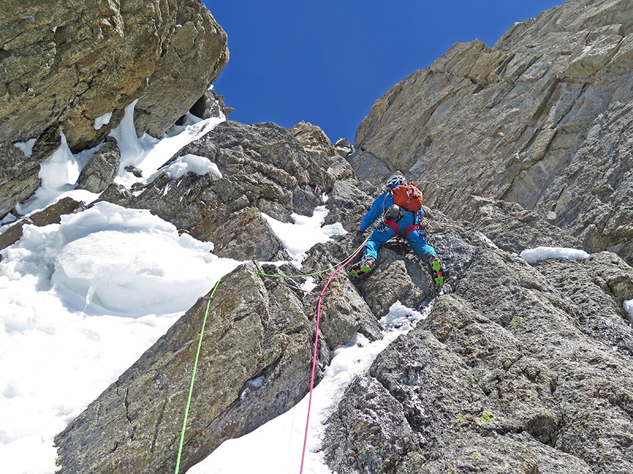 Grandes Jorasses, Monte Bianco, Enrico Bonino, Jon Bracey