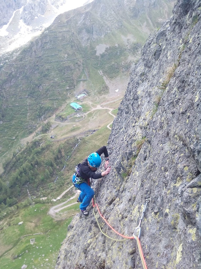 Denti della Vecchia, arrampicata classica e piacevole