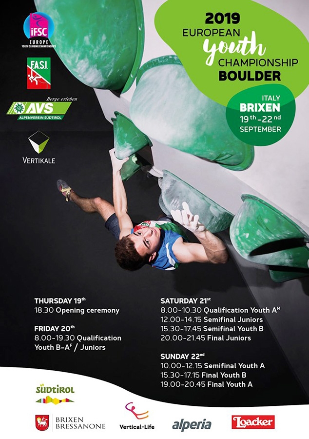 Campionato Europeo Boulder Giovanile a Bressanone