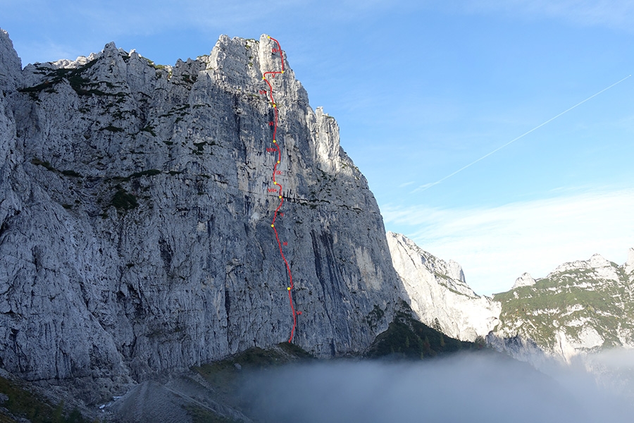 Cima Nord dei Ferùch, Monti del Sole, Bellunese Dolomites