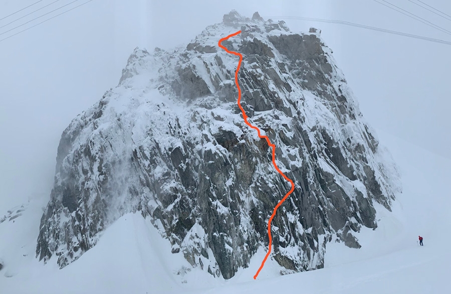 Grand Flambeau Mont Blanc, Ezio Marlier