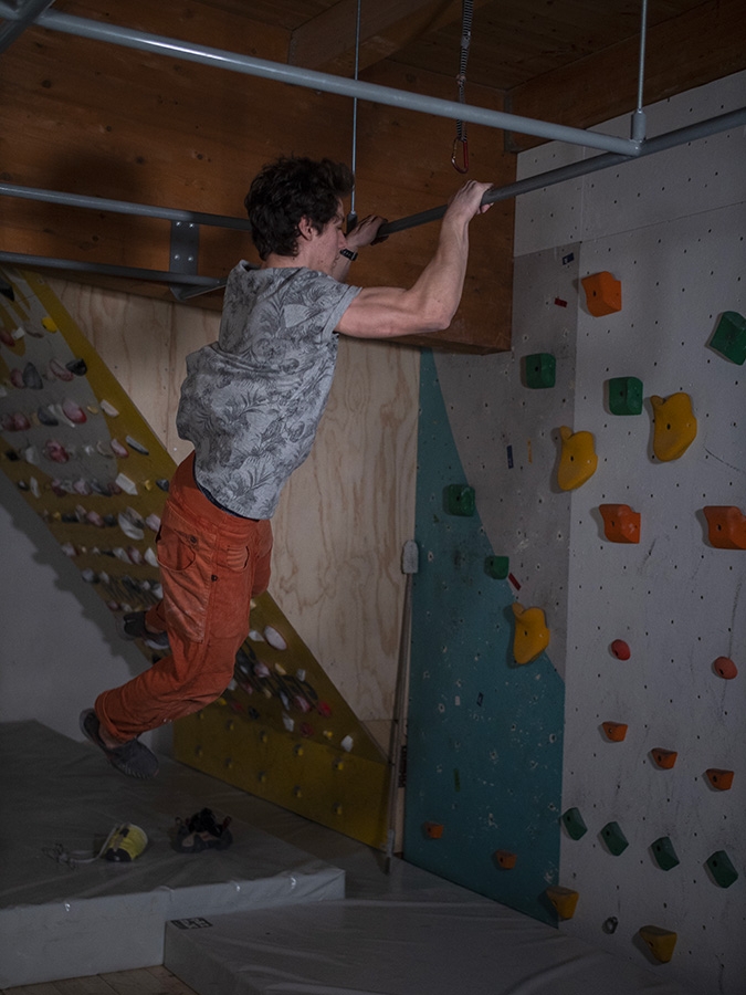 Training young climbers, Fabio Palma
