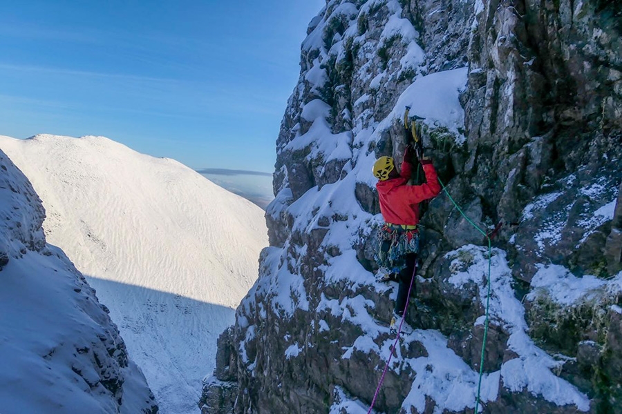 Alpinismo invernale in Scozia