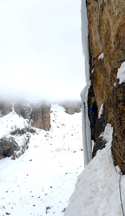 Pordoi Dolomites, Simon Gietl, Vittorio Messini