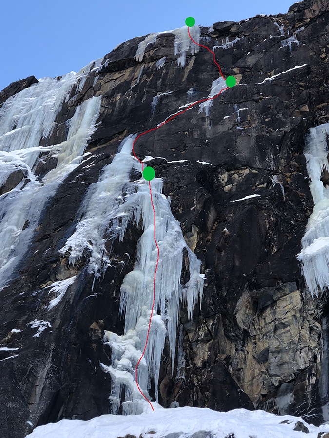Ice climbing Cogne Valnontey