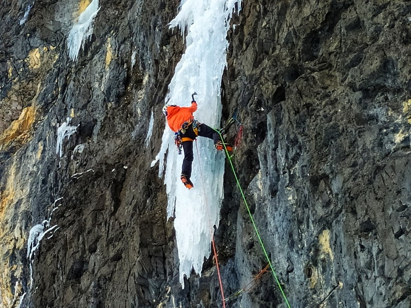 Val Travenanzes cascate di ghiaccio Dolomiti