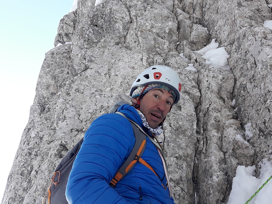 Pizzo di Petto Bergamo Alps, Gabriele Carrara, Yuri Parimbelli, Ennio Spiranelli