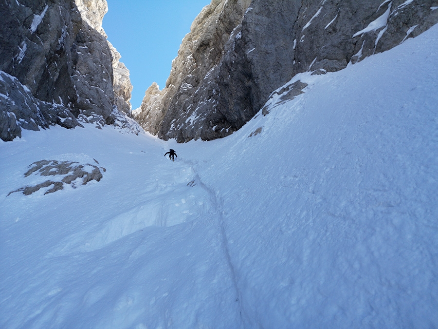 Sci estremo nelle Dolomiti