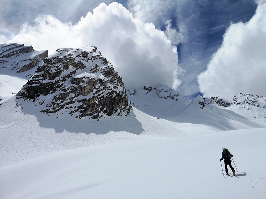 Sci estremo nelle Dolomiti