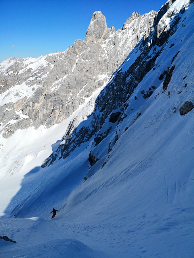 Dolomites extreme skiing