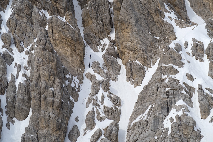Sci estremo nelle Dolomiti
