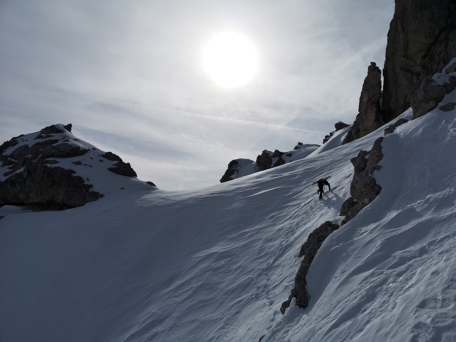 Dolomites extreme skiing