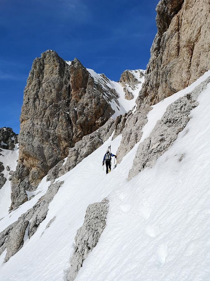Sci estremo nelle Dolomiti