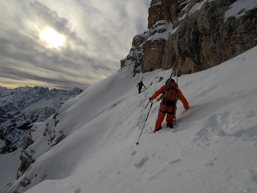 Sci estremo nelle Dolomiti