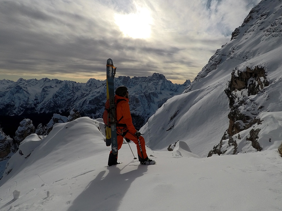 Sci estremo nelle Dolomiti