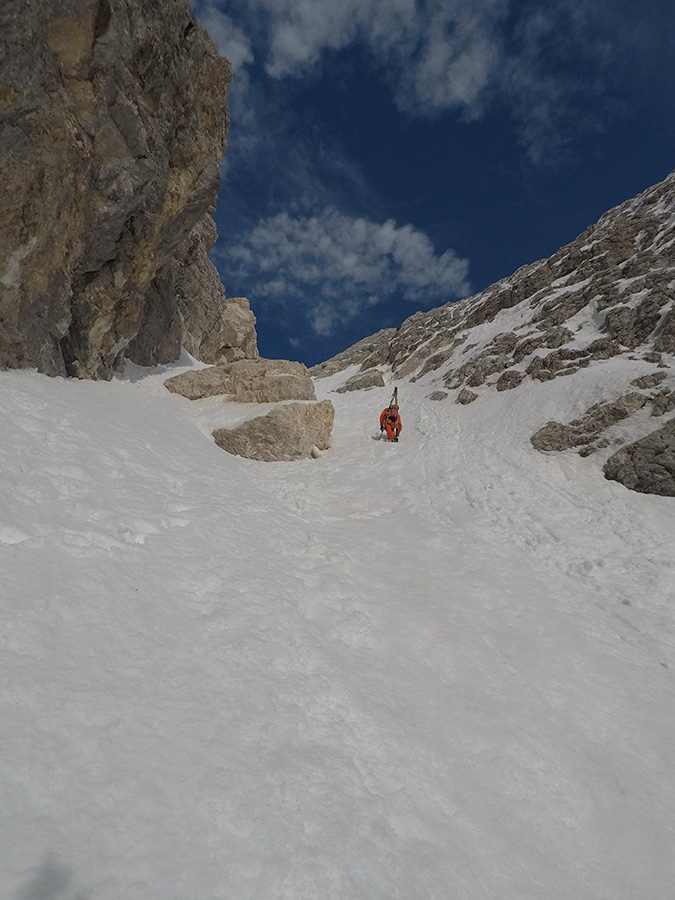 Sci estremo nelle Dolomiti