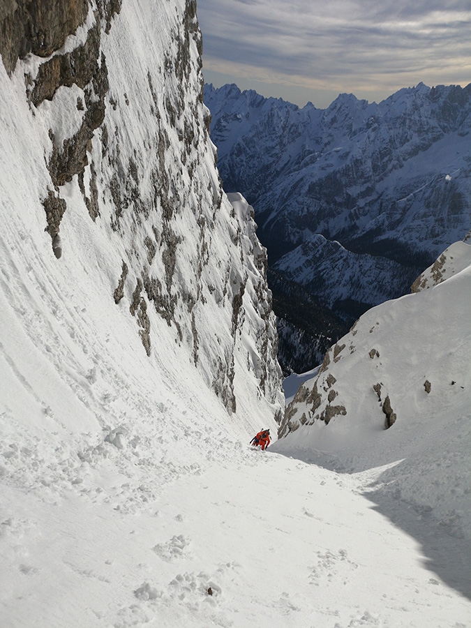 Dolomites extreme skiing
