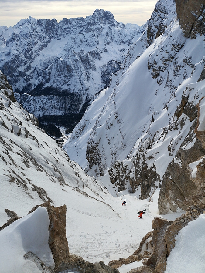 Dolomites extreme skiing