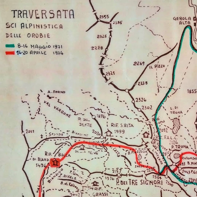 La traversata scialpinistica delle Orobie