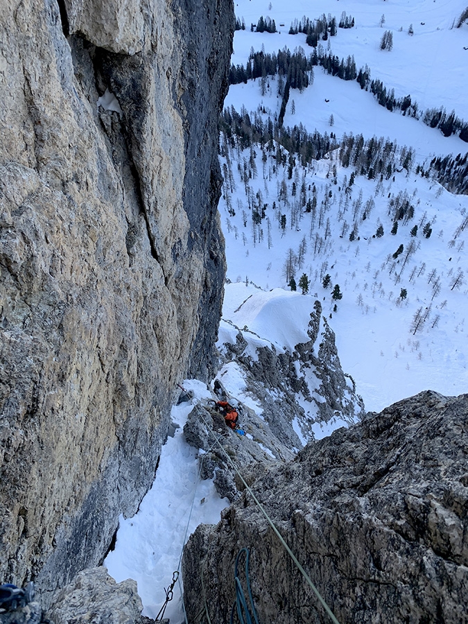 Mur del Pisciadù, Sella, Dolomites