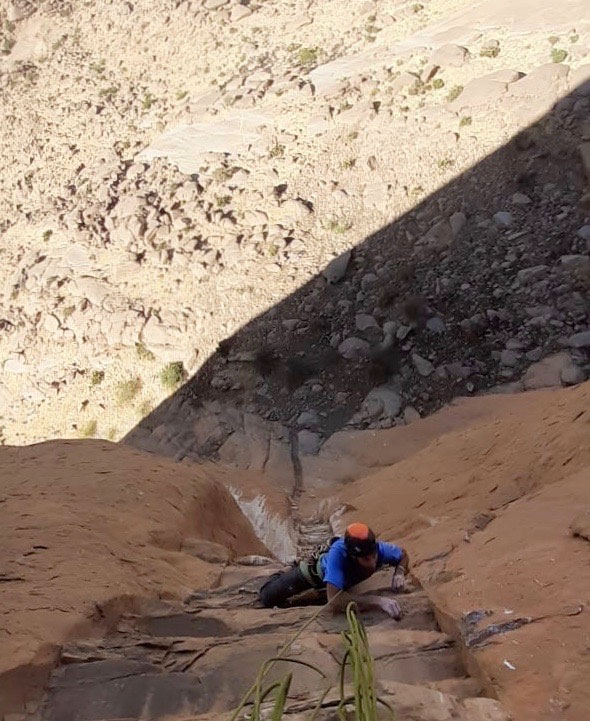 Climbing in Sudan