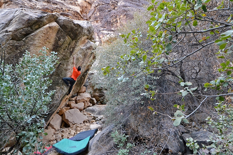 Boulder a Red Rock, USA