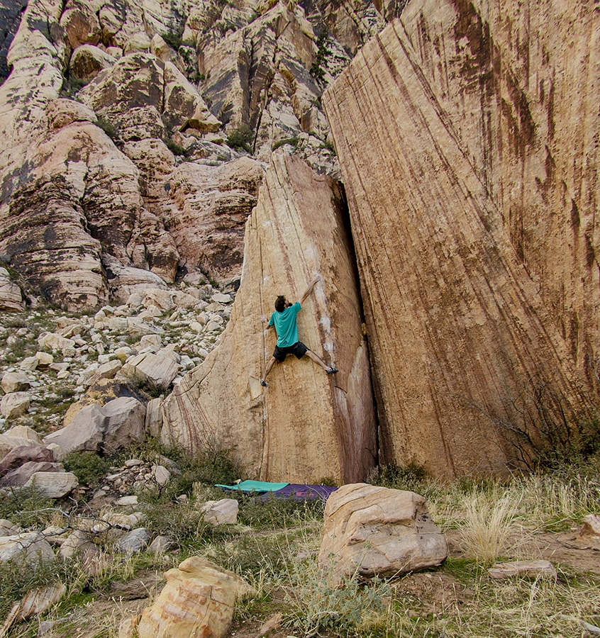 Bouldering at Red Rock, USA