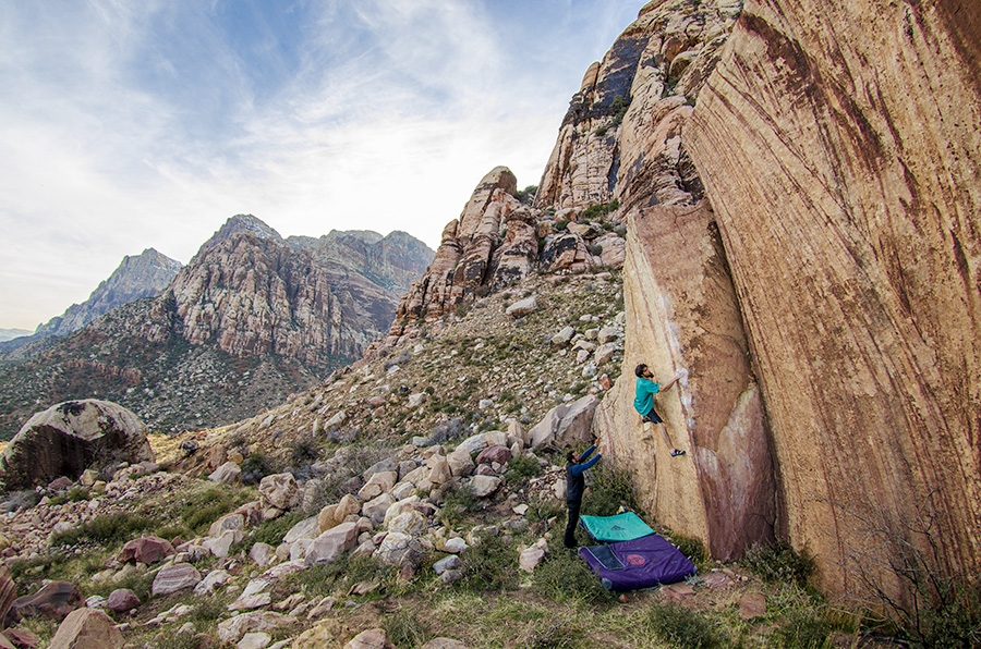 Boulder a Red Rock, USA