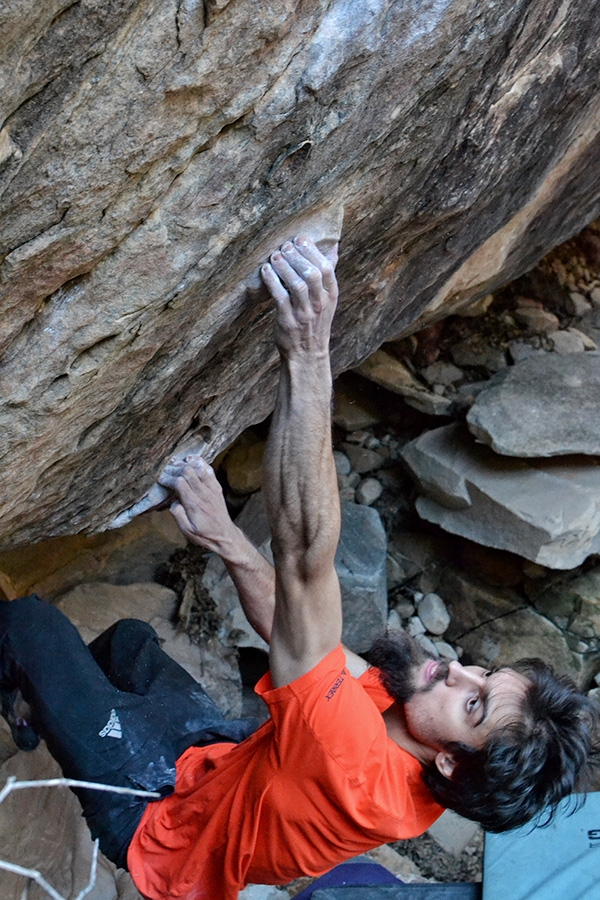 Bouldering at Red Rock, USA