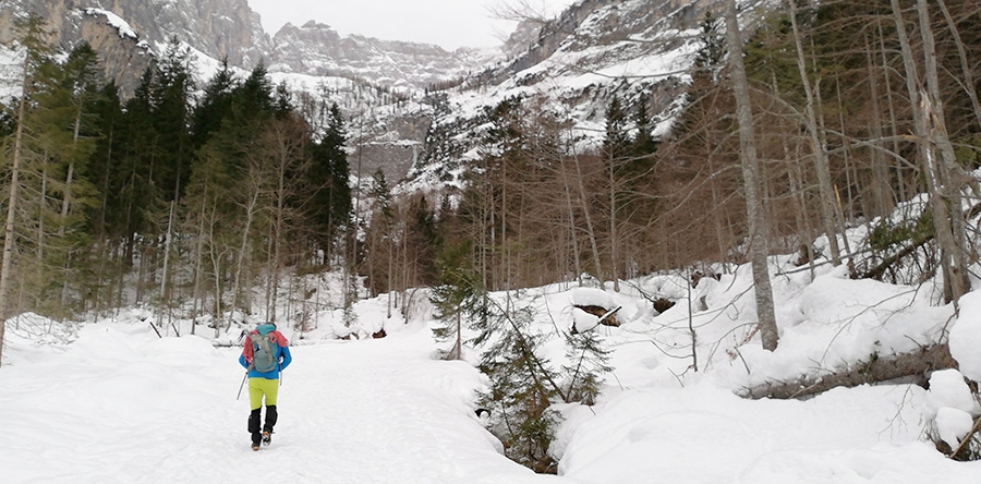 Velo del Piss, Val Sorapiss, Dolomites