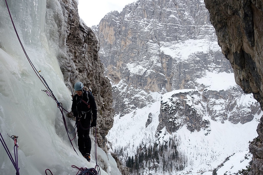 Velo del Piss, Val Sorapiss, Dolomiti