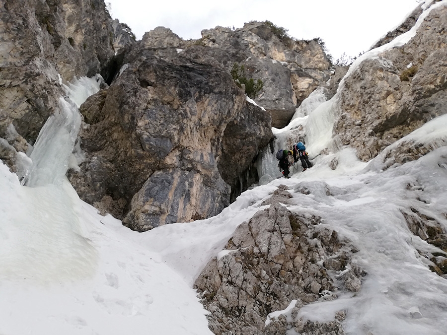 Velo del Piss, Val Sorapiss, Dolomiti