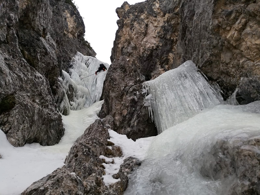 Velo del Piss, Val Sorapiss, Dolomiti