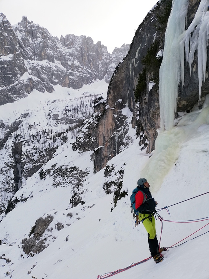 Velo del Piss, Val Sorapiss, Dolomites