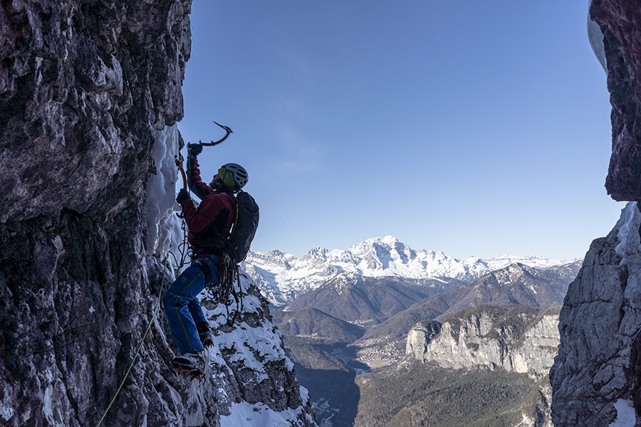 Rocchetta Alta di Bosconero, Zoldo Dolomites, Santiago Padrós, Diego Toigo