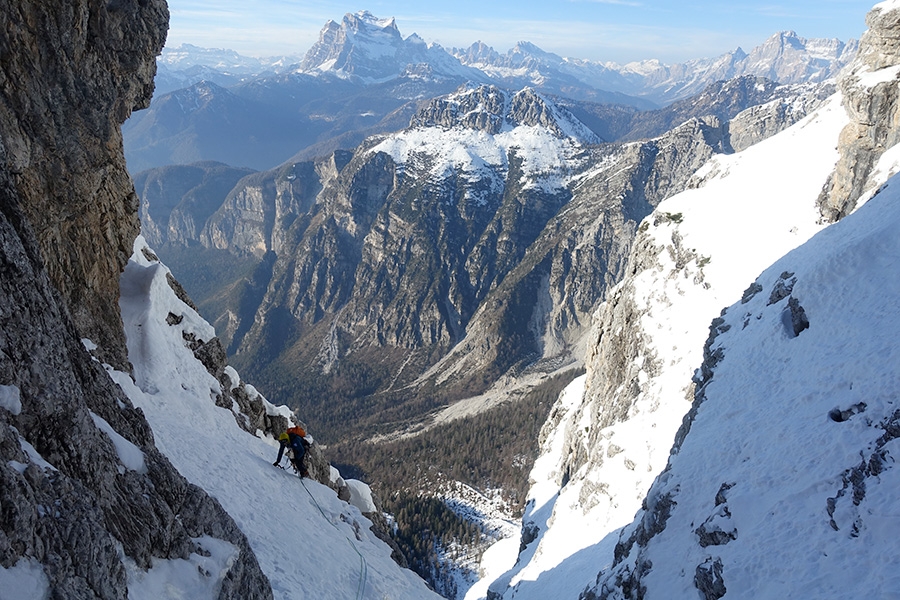 Rocchetta Alta di Bosconero, Dolomiti di Zoldo, Santiago Padrós, Diego Toigo