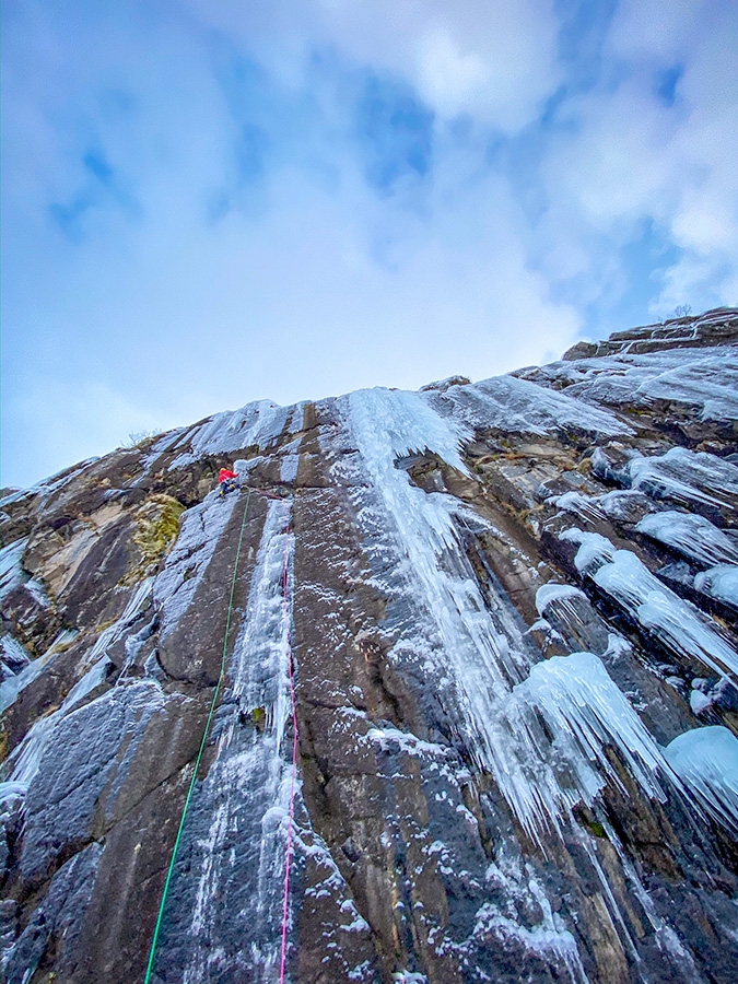 Ice climbing in Norway, Greg Boswell, Jeff Mercier