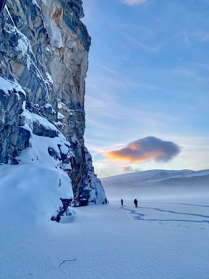 Cascate di ghiaccio in Norvegia, Greg Boswell, Jeff Mercier