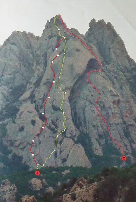 Sardegna arrampicata, Luca Vallata