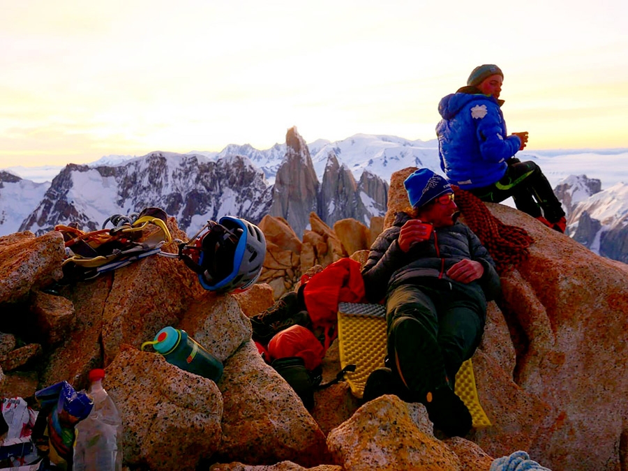 Aguja Poincenot Patagonia, Matteo Bernasconi, Matteo Della Bordella, Matteo Pasquetto