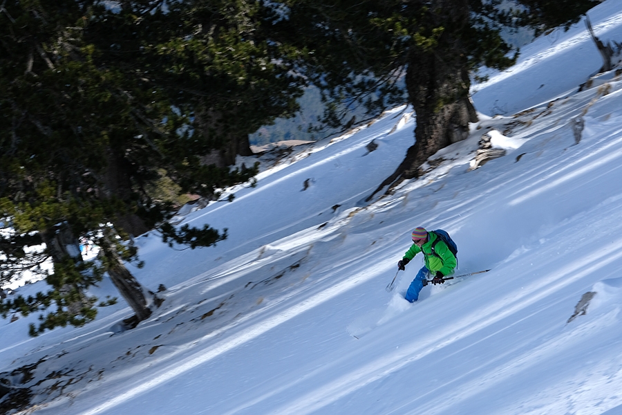 Ski mountaineering in Greece