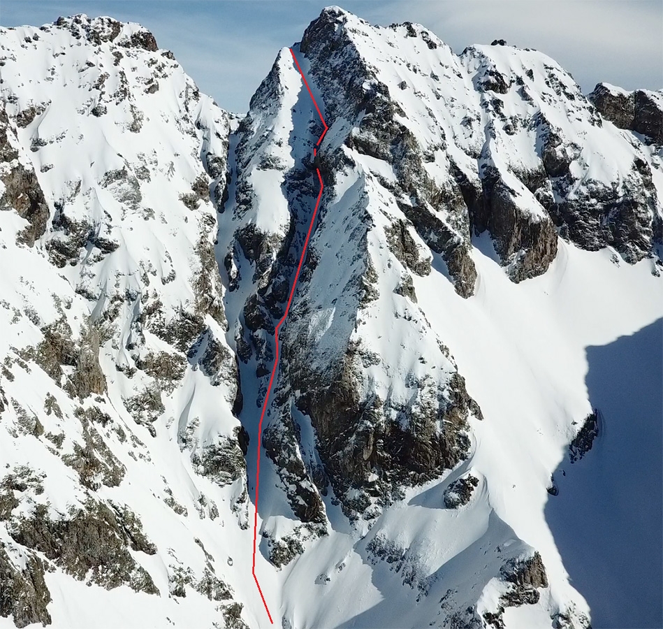 Becca Etresenda West Couloir