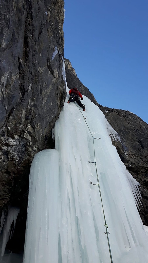 Valle del Braulio, Bormio cascate di ghiaccio 