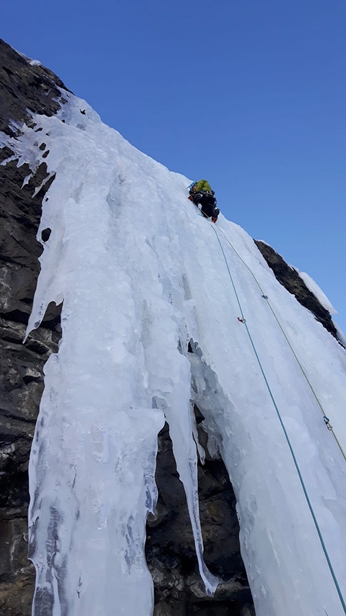 Valle del Braulio, Bormio ice climbing