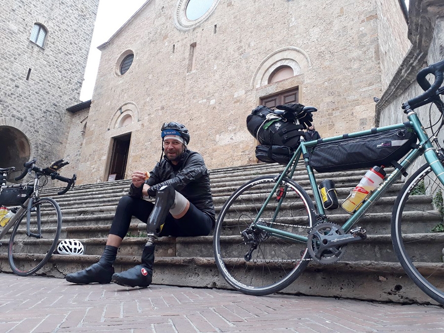 Cycling across Italy