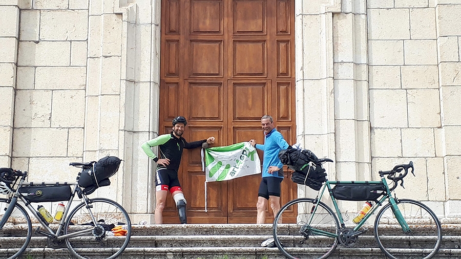 Cycling across Italy