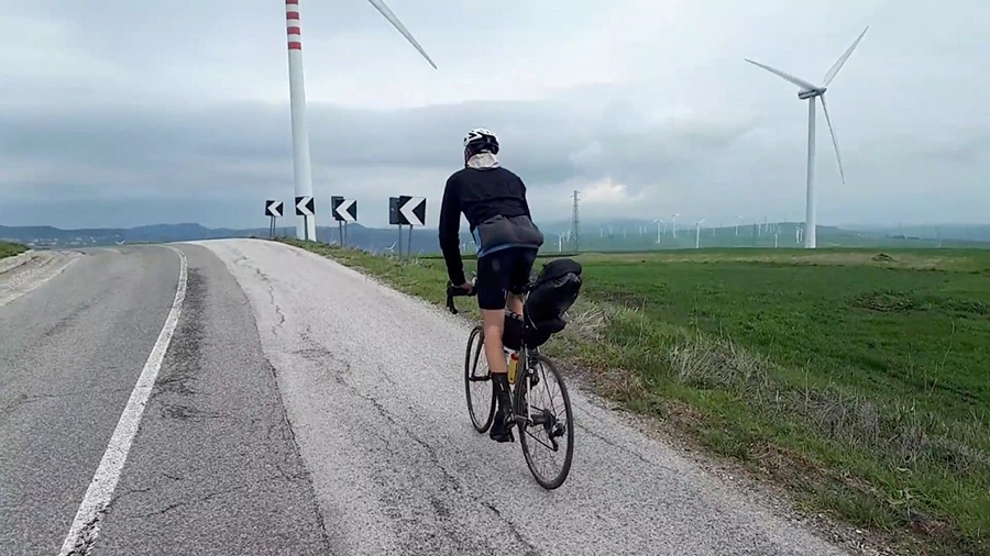 Cycling across Italy