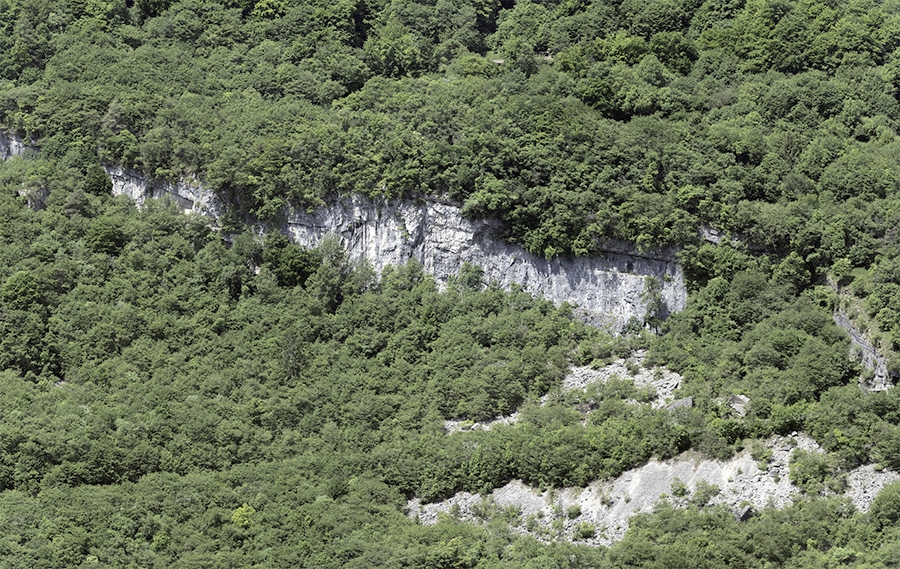 La falesia di Podenzoi