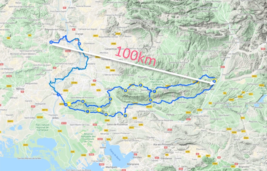 Tour Des Alpilles Bike & Climb, Caroline Ciavaldini, James Pearson
