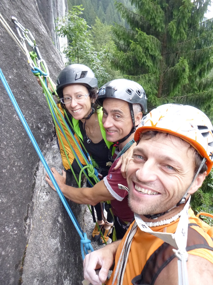 Scoglio di Boazzo Valle Daone, Matteo Rivadossi, Silvio Fieschi